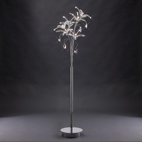 Kenzo Crystal Floor Lamps Diyas Multi Head Floor Lamps